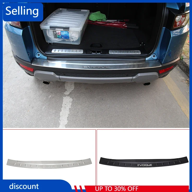 

Stainless Steel Car Outside Rear Bumper Protector Sill Plate For Land Rover Range Rover Evoque 2012-2018 Car Accessories fast