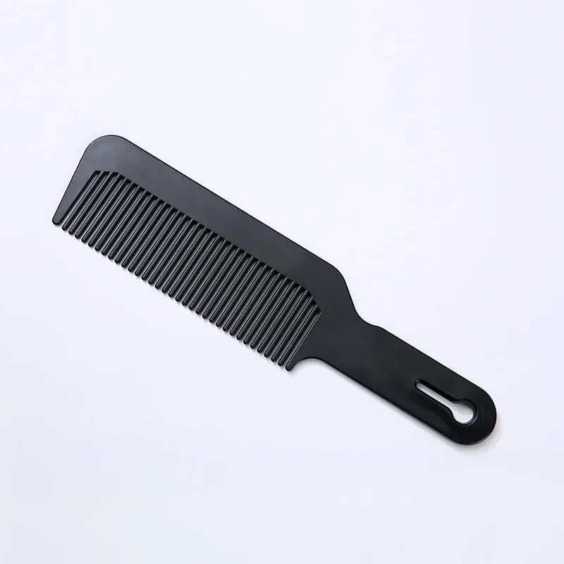 Hairdressing Comb New Multi-color Minimalist Black Plastic Haircut Comb Dense Tooth Push Edge Flat Hair Salon Styling Comb Tool