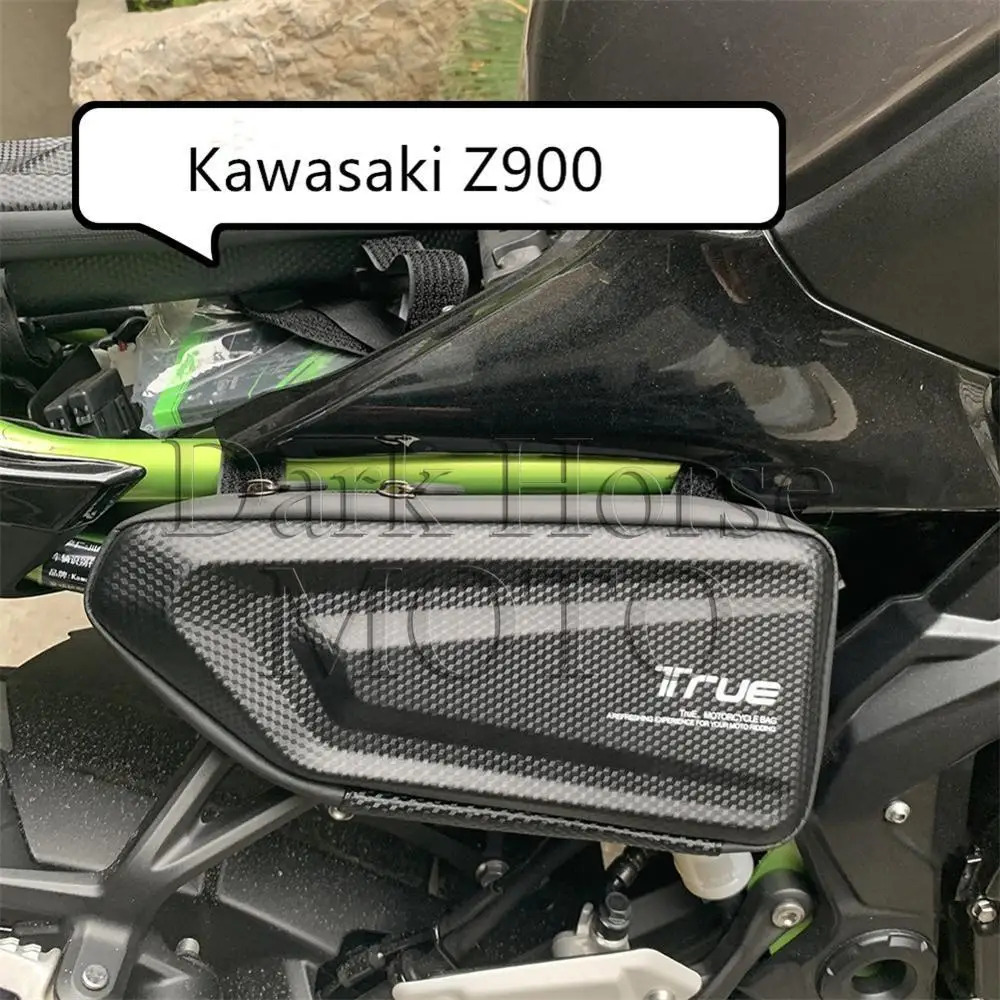 New Motorcycle Accessories For Kawasaki  Z900 Z 900 Motorcycle Modified Side Package Hard Case Triangle Bag Kit