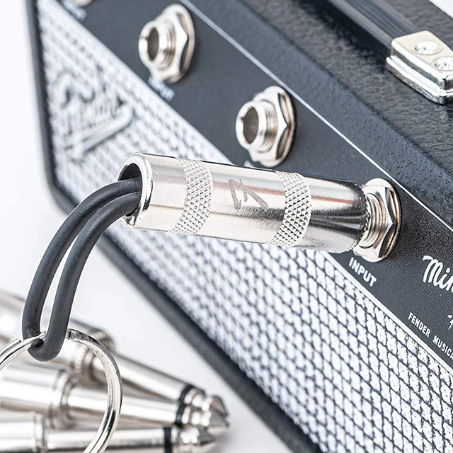 Fender Music Key Holder Falra Szerelt Kulcstartó Láncréteg Gitár Jack Tárolószervező Függő Dobozok Otthoni Dekoráció - Image 2