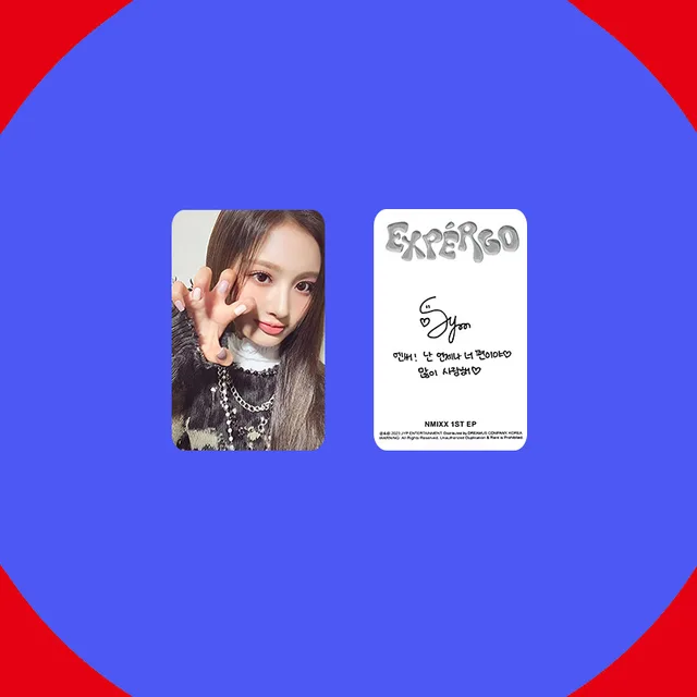 6Db/Set Kpop Új Album Nmixx Entwurf Hirdetés Mare Fotokardok Lomo Kártyák Fotók Lily Haewon Lányok Rajongói Ajándék - Image 6