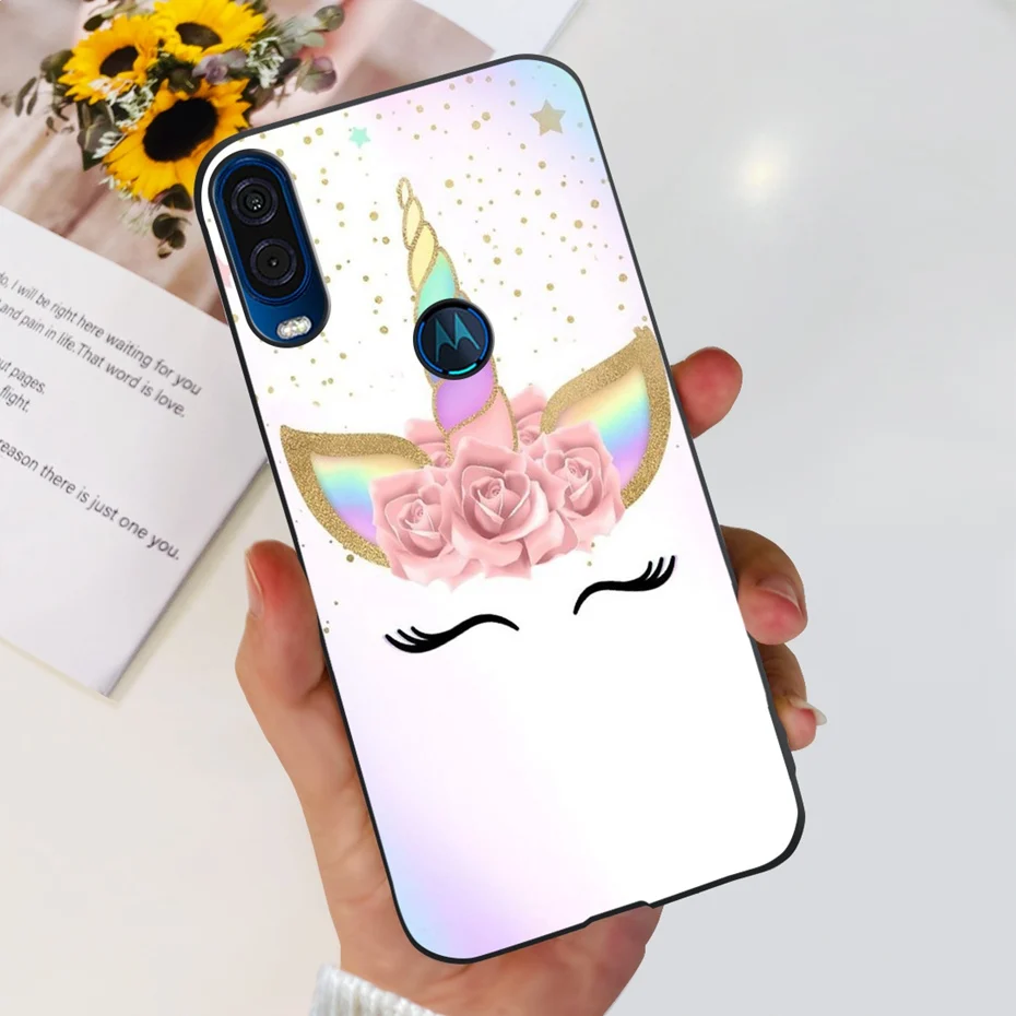 Cute Flower Cat Painted Soft Silicone Phone Case Cover