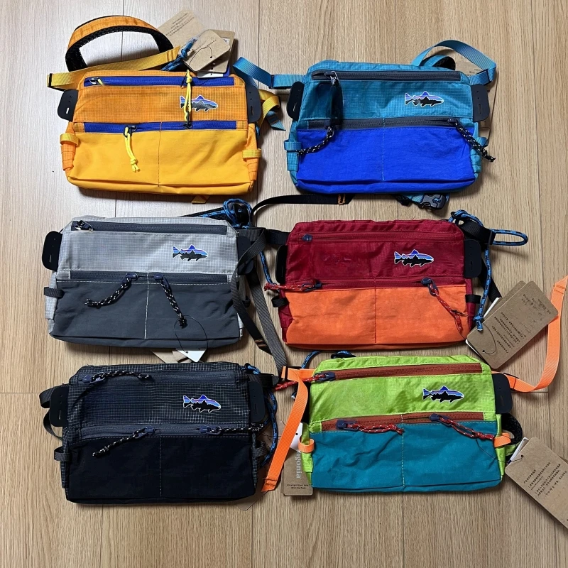 

Outdoor New Men's And Women's Fashion Plaid Chest Bag Street Trend Small Waterproof Crossbody Bag