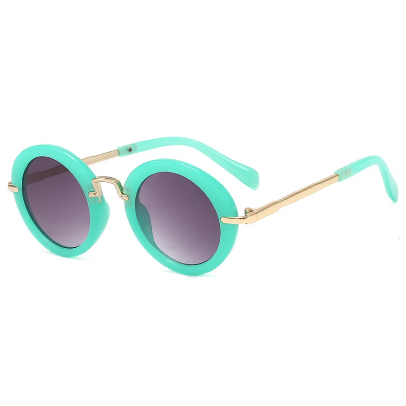Fashion Round Glasses Children Sunglasses Classic Cute Girls Kids Sun Glasses UV400 Protection Eyewear Baby De Sol Gafas UV400