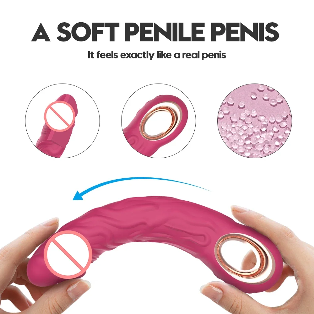 Realistic Dildo Silicone Vibrator for Women Vagina Clitoris G Spot Stimulator With 10 Powerful Vibration Sex Toy Female Vibrator sex toys