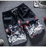 2024 Summer Beach Pants Surf Printed Shorts Men's Loose Casual Quarter 3