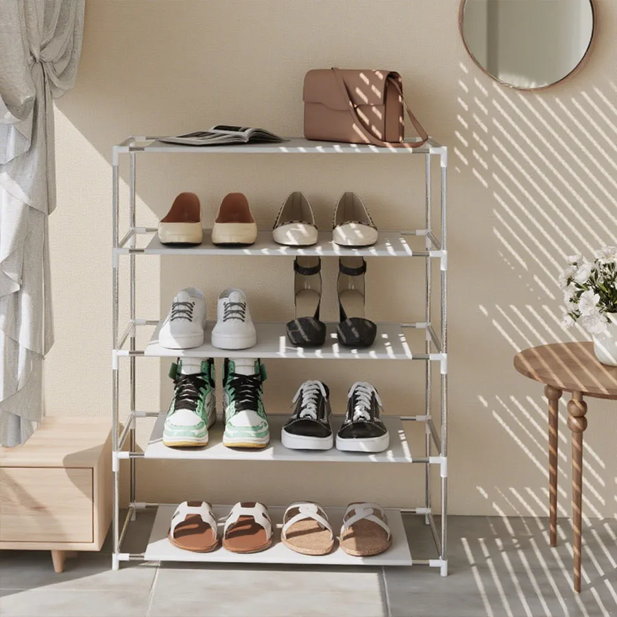 1pc Simple Multi-Layer Shoe Rack, Durable Shoe Storage Shelf, Easy to Assemble and Boot Organizer Container