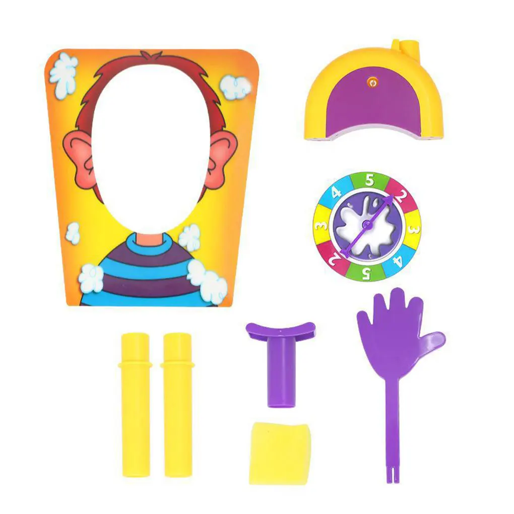 Gadgets Prank Gags Jokes Anti Stress Toys Pie Face Game Whipped Cream in the Face Family Board Game for Kids Funny Party