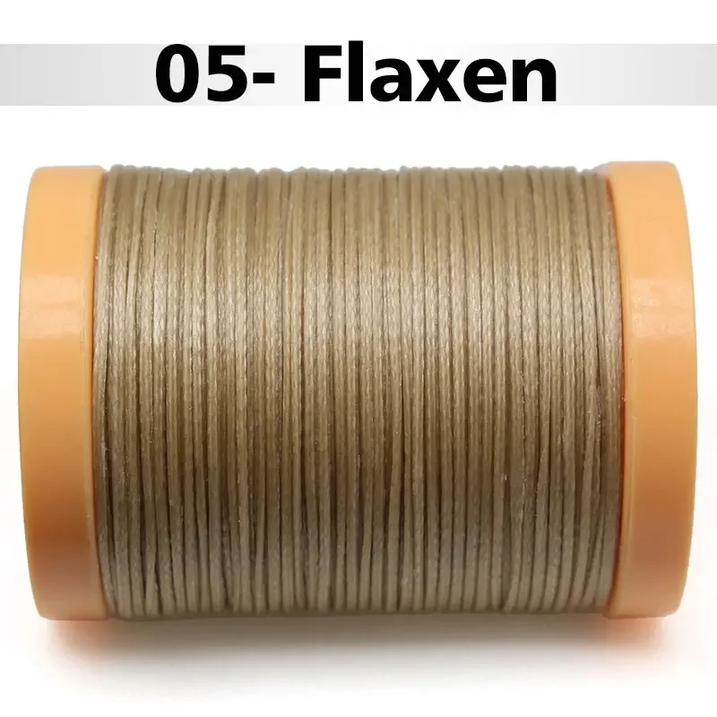 Filo Cerato Bianca, 328 Yards Filo da Cucito Per Cuoio, 150D 1mm Filo