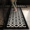 Kitchen Carpet Leather Oil-proof Waterproof Floor Mat Non-slip Pvc Foot Mats Plaid Long Size Rug Home Decoration Rugs Alfombra 3