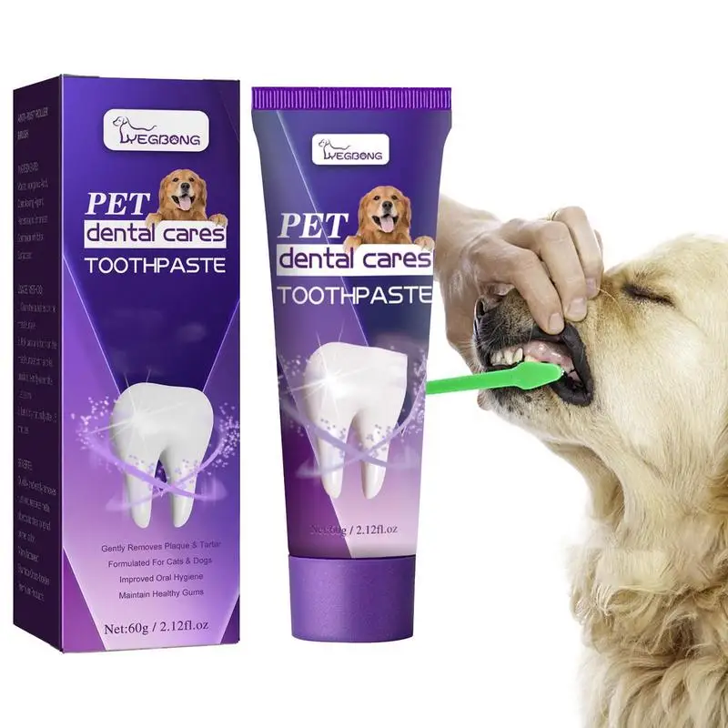

Pet Toothpaste Deodorant Tartar Plaque Cleaning Dog Pet Teeth Cleaning Improves Gum Health Eliminates Bad Breath Pet Supplies
