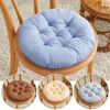 Durable Nap Pillow Round Pad Solid Color Thicken Seat Cushion Non-slip Round Cushion Winter 2