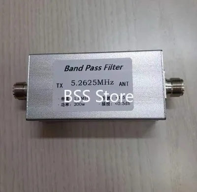 

BPF-5.2625 5.2625MHz Bandpass Filter BPF Transceiver Anti-interference Improved Selectivity Shortwave module sensor