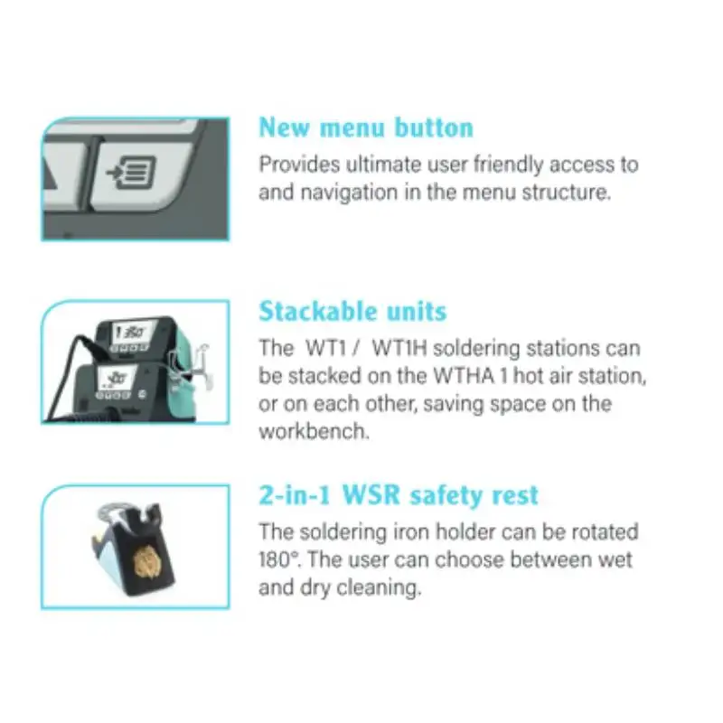 WELLER WT1014 Soldering Station For Electronics Welding Equipment For WSP80 Handle LT Soldering Iron Tip Repair PCB SMD Tool