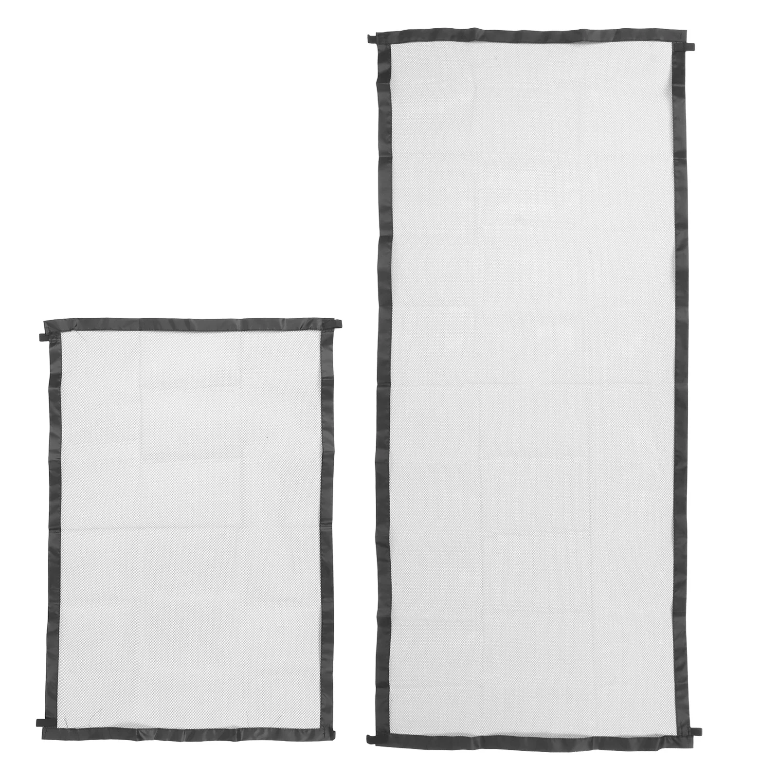 Pet door mesh dog gate punch free retractable pet safety gate baby
