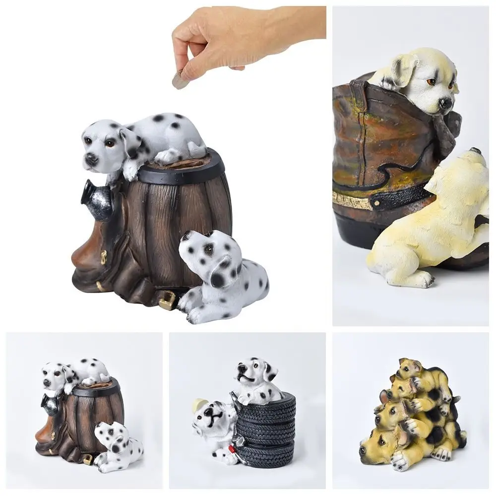 Savings Tank Dog Piggy Bank Large Capacity Openable Animal Saving Box Decorative Cartoon Zodiac Dog Ornaments Kid Toy