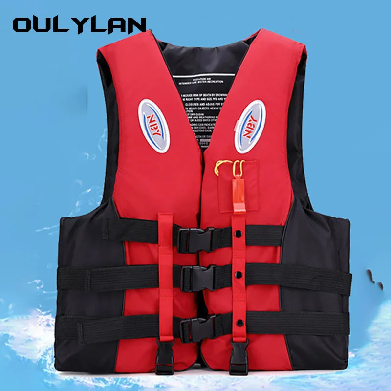

Oulylan Adults Kid Life Jackets Water Sport Kayak Ski Buoyancy Sailing Boating Swimming Surfing Drifting Safety Life