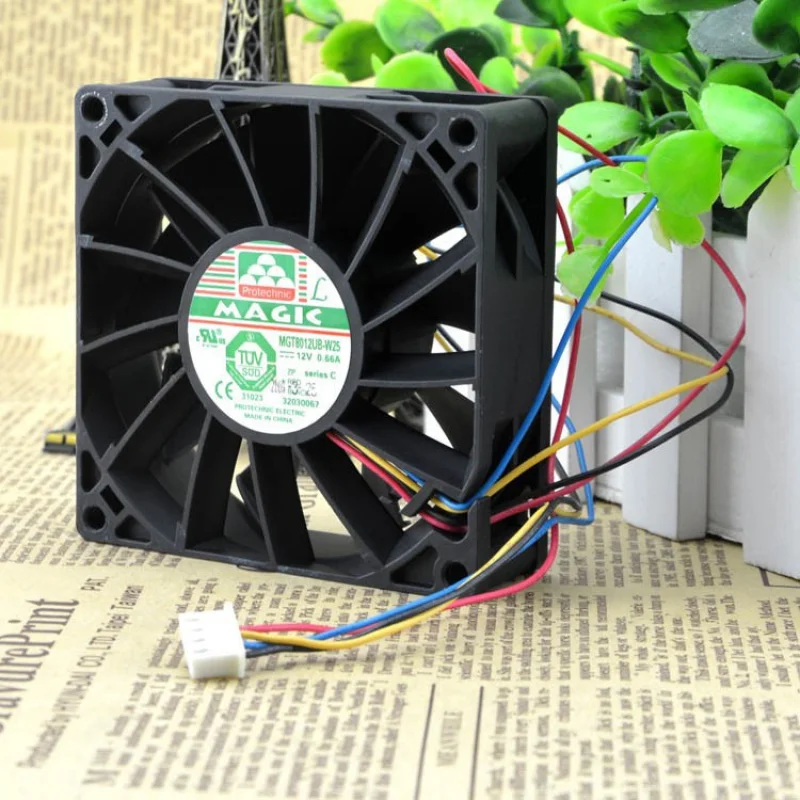 

8025 MGT8012UB-W25 12V 0.66a Four-Wire PWM Cooling Fan