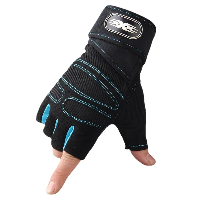 Gym Gloves Fitness Weight Lifting Gloves Body Building Training Sports Exercise Cycling Sport Workout Glove for Men Women M/L/XL 6
