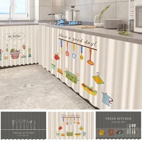 Kitchen Cabinet Self-Adhesive Curtain 1
