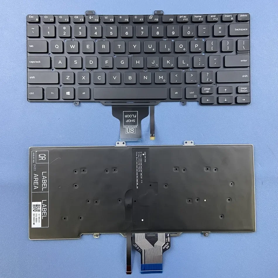 Tastiera Retroilluminata Usa Per Dell Latitude 7400 5400 5401 5410 5411 7410 Layout Usa