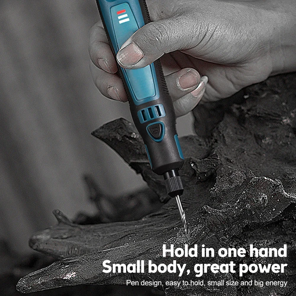 High Speed Cordless Electric Grinder Drill Set 3.6V Mini Powerful Engraving Pen Rechargeable Battery Electric Rotary Carve Tool 2