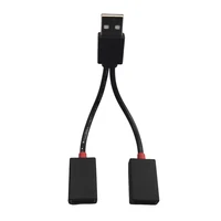 1 In 2 Out USB HUB Car USB Splitter Cable Multifunction Adapter Cord Charging Cable For Android Smart Phone 1