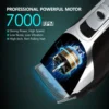 Electric Hair Clipper Unique Shaped Moving Blade Hair Trimmer LCD Display USB Rechargeable For Salon Men Hair Cutting Barber 6