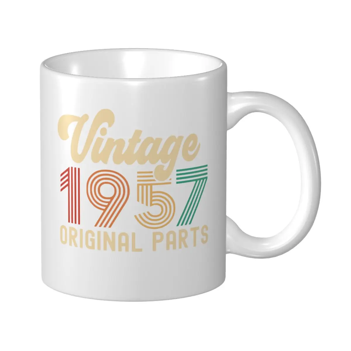 

Кружка в винтажном стиле Mark Cup 1957, оригинальные детали, кофейная чашка на день рождения, кружки, чайная чашка, Дорожные Кружки для офиса и дома