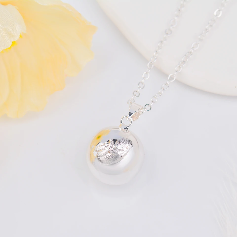 EUDORA Hart Moeder Dochter Ketting Voor Vrouwen 925 Sterling