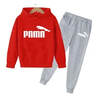 Cadeaux de vacances pour enfants de 3 à 12 ans, ensemble de 2 pièces, vêtements pour garçon et fille, sweat-shirt + pantalon, survêtement printemps automne 5