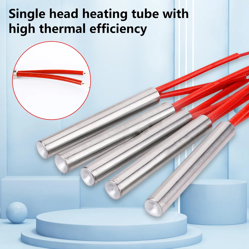 금형 카트리지 히터 가열 요소 원통형 관 점화 점화 핫로드 6mm/8mm/10mm/12mm 튜브 AC 220V 100W-200W