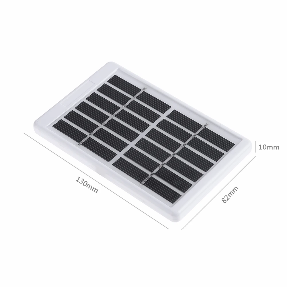 6V 1.2W Solar Panel Portable DC Interface Solar Charger Outdoor Lighting System Solar Battery Supply for Home Electric Appliance