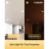 5/6" 5CCT LED Can Lights with Night Lights 6-Pack, Retrofit LED Recessed Lighting, Bezel Trim, Dimmable 3
