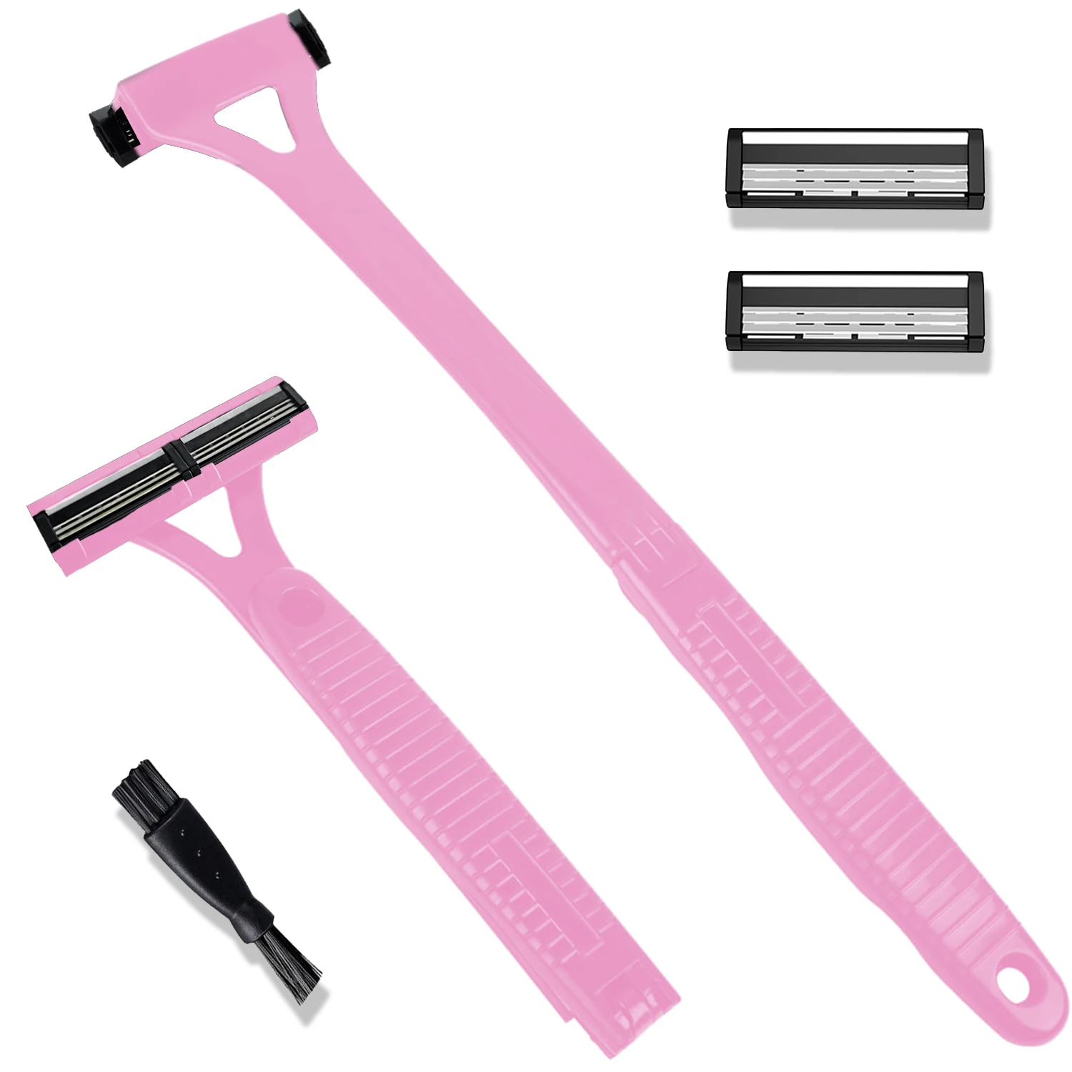 Ultimate Men's Foldable Back Hair Removal Shaver with Long Handle