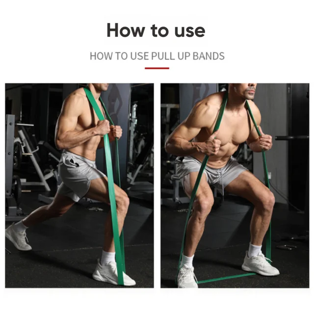5-Pack Resistance Bands Set TPE Fitness Yoga Stretch Bands Unisex Gym Home Use Small Strength Training Elastic Bands 6
