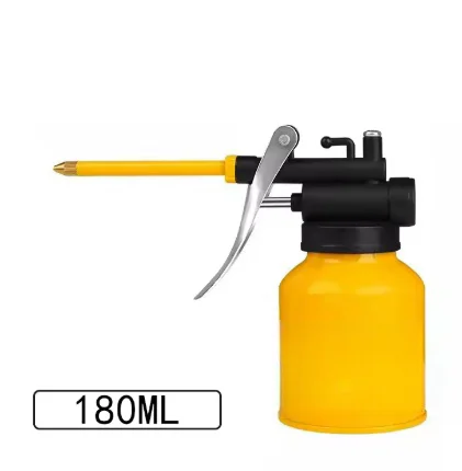 Oil Can Lubrication Metal High Pressure Pump Grease Guns Car Oil Pot Bottle Car Repair Tool 180ml 220ml 300ml 450ml