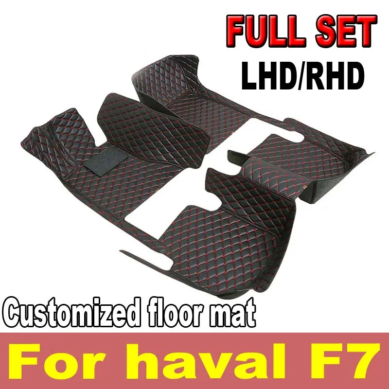 

Car floor mats for haval F7 2019 2020 2021 Custom Auto Foot Pads Automobile Carpet Cover Interior Accessories