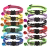 12 Colors Reflective Cats Bells Collars Adjustable Dog Leash Pet Collar for Cats and Small Dogs Pet Supplies 1