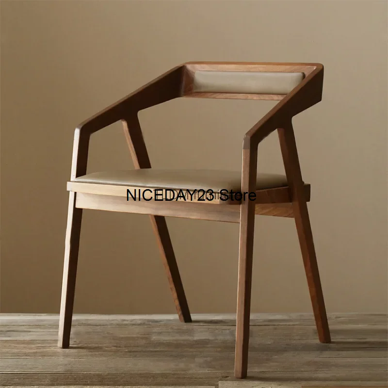 

Creative Minimalist Wood Chair Nordic Lounge Office Makeup Design Dining Room Chairs Advanced Adult Mueblesa Kitchen Furniture