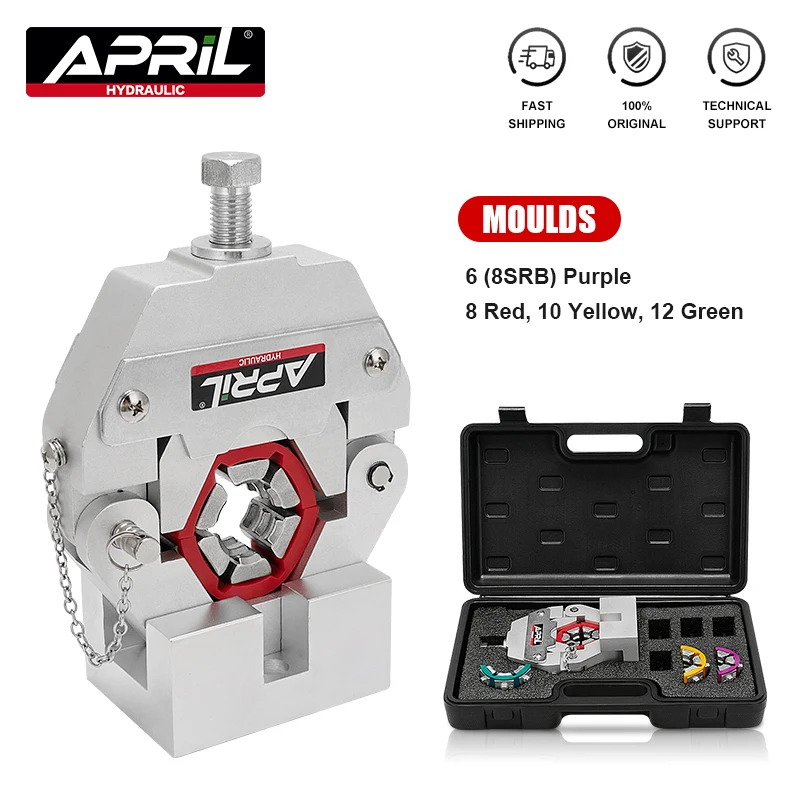 Manual Hydraulic A/C Hose Crimper Kit Automotive Air Conditioning Repaire Tools JX-71500 Hose Crimping Tool for r410a r32 r404a r134a car air conditioning pressure manifold gauge hose kit refrigerant pressure gauge air conditioning tool