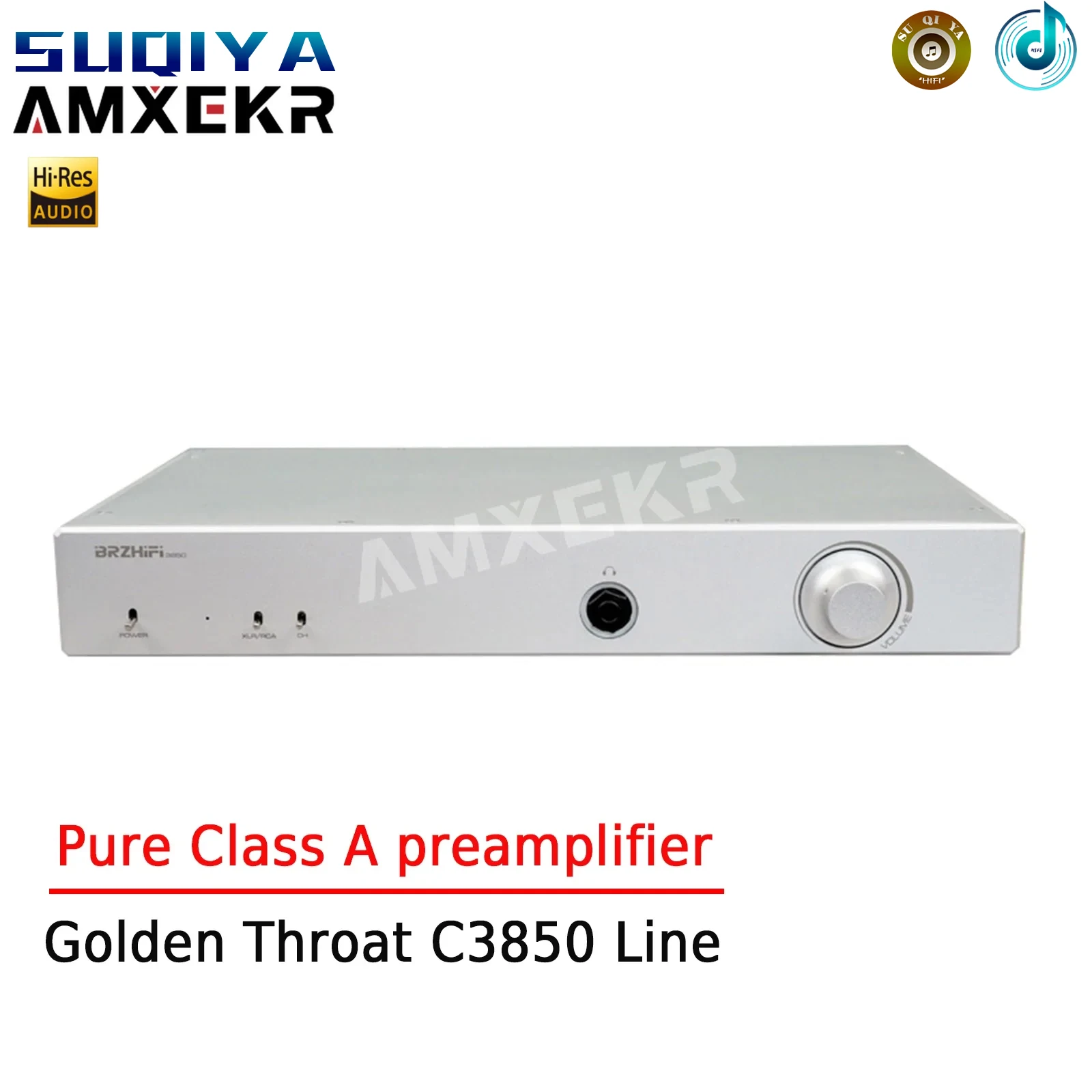 

AMXEKR Fully Balanced Pure Class A Front-level Golden Voice C3850 Home Pre-audio Amplifier Audio Amp