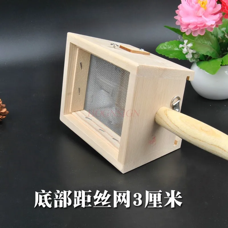 Wood Moxa Box Portable Moxibustion Box Moxa Stick Holder One Hole Healing Moxibustion Tool for Health Care Body