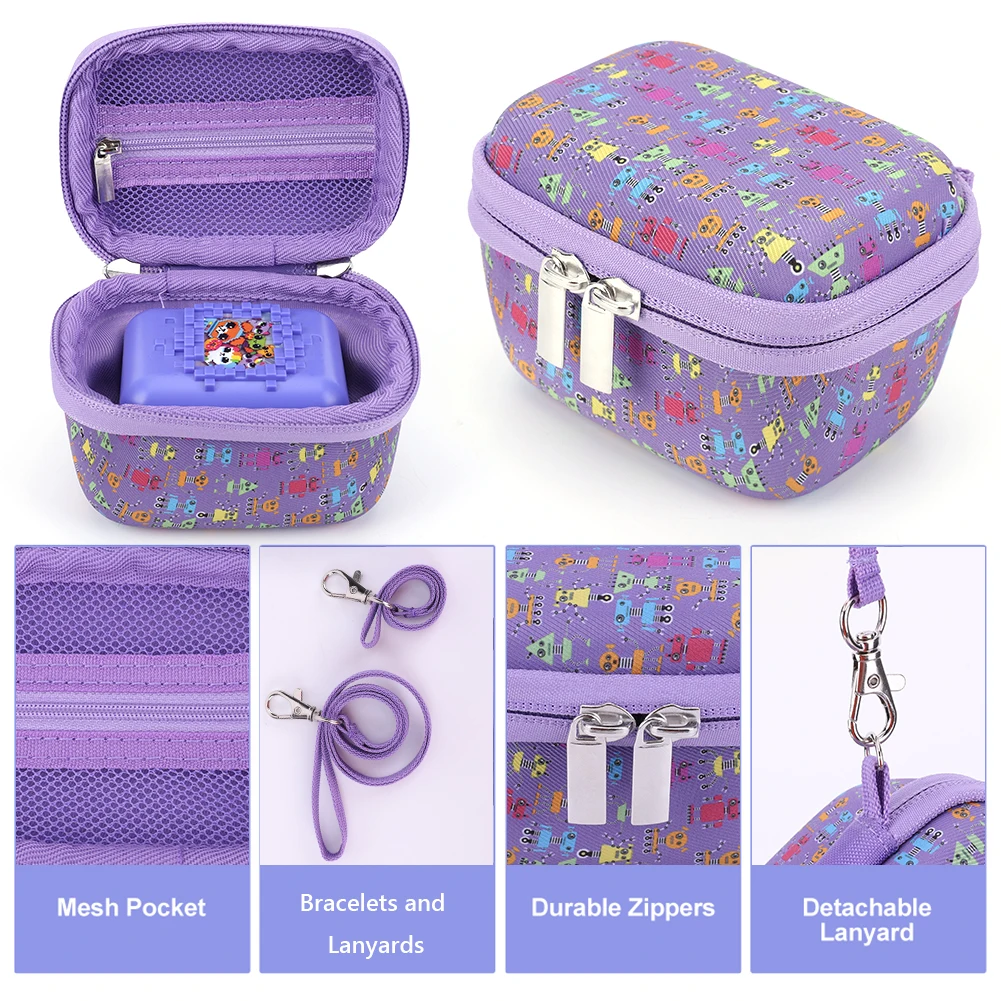 Hard Carrying Case And Silicone Cover For Bitzee Interactive Toy Digital Pet 490357