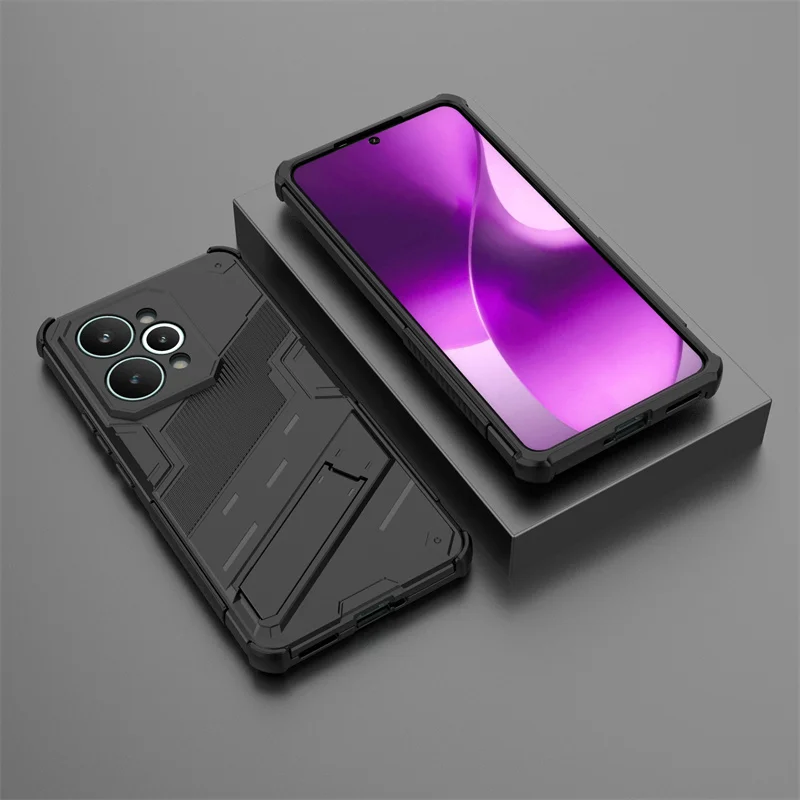 Magnetic Armor Shockproof Kickstand Phone Case - Enhanced Protection with Back Cover s