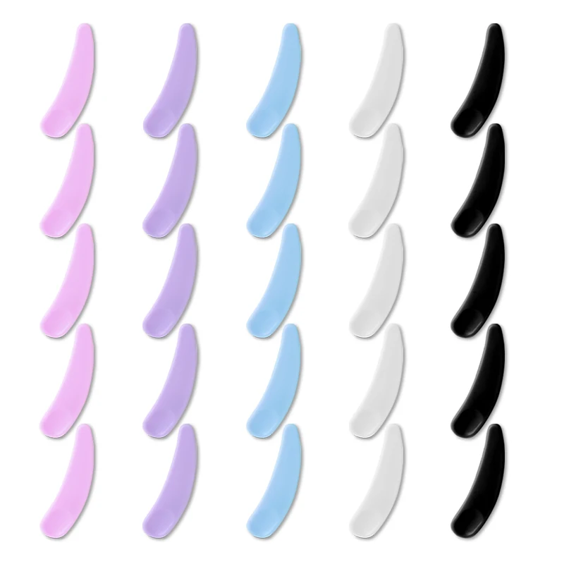 Crescent Spoon Face Cream Spoon Mini Cosmetic Scraper 25pcs