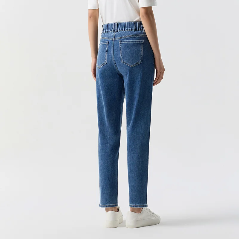 Semir Jeans Women Simple Tapered Trousers Fashionable Spring 2024 New Women's Long Trousers Versatile 6