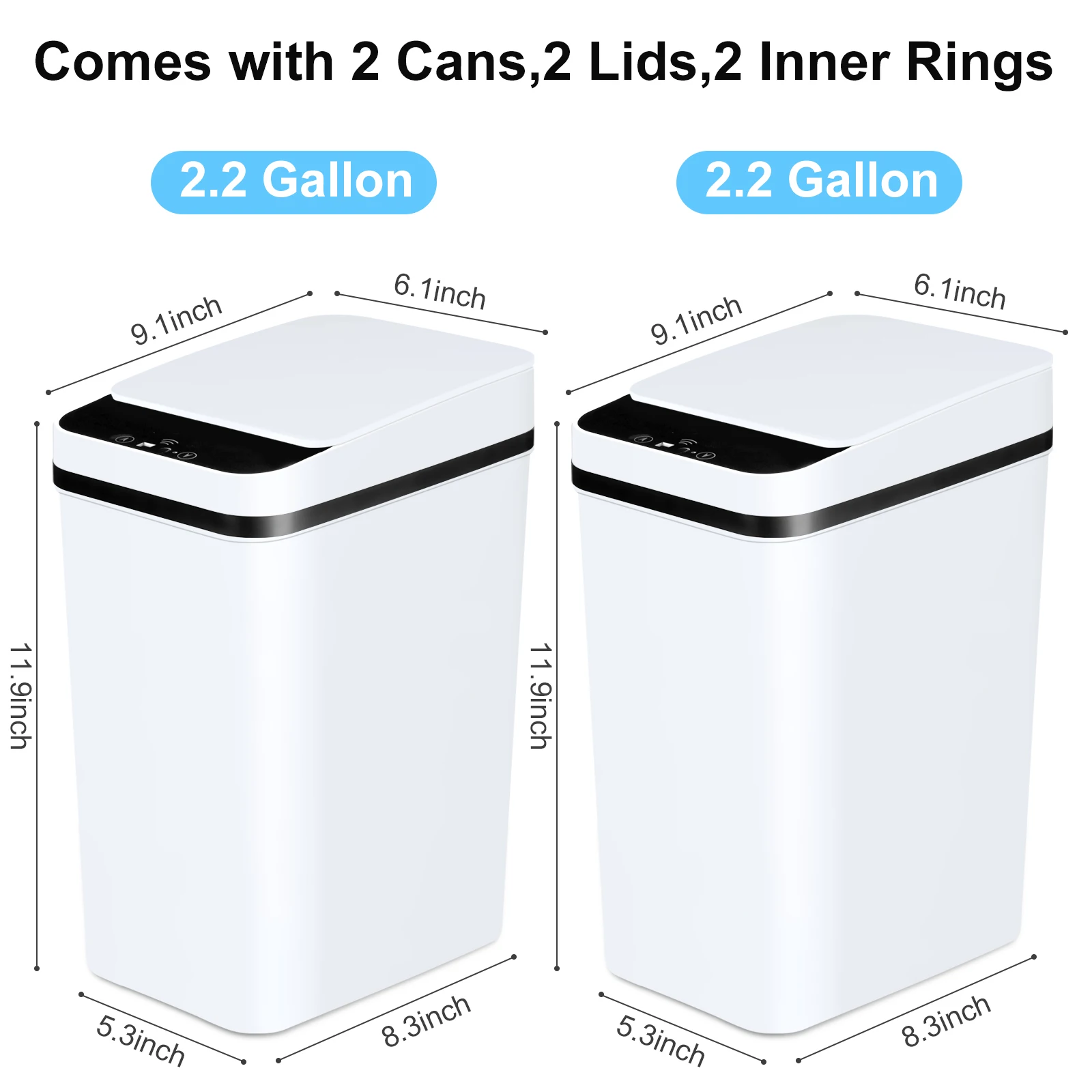 Automatic Motion Sensor Trash Can 3