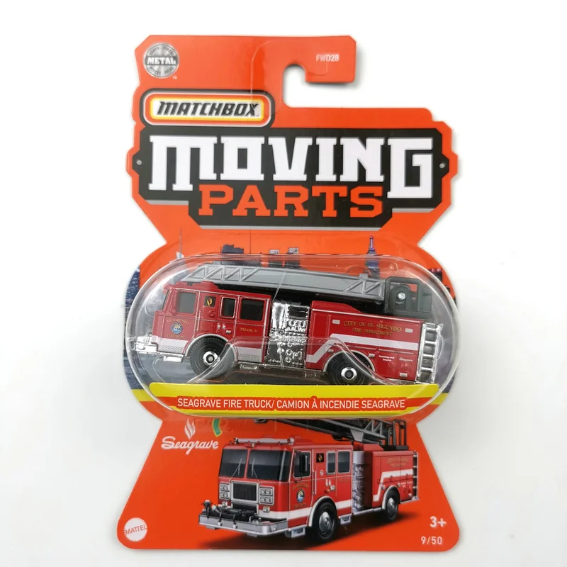 2022Matchbox164MovingPartsSEAGRAVEFIRETRUCKCAMIONAINCENDIE