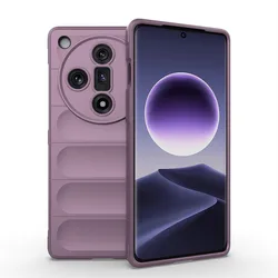 Luxurious Shockproof TPU Phone Case - Skin-Friendly Protective Back Cover for OPPO Find X6 (PURPLE)